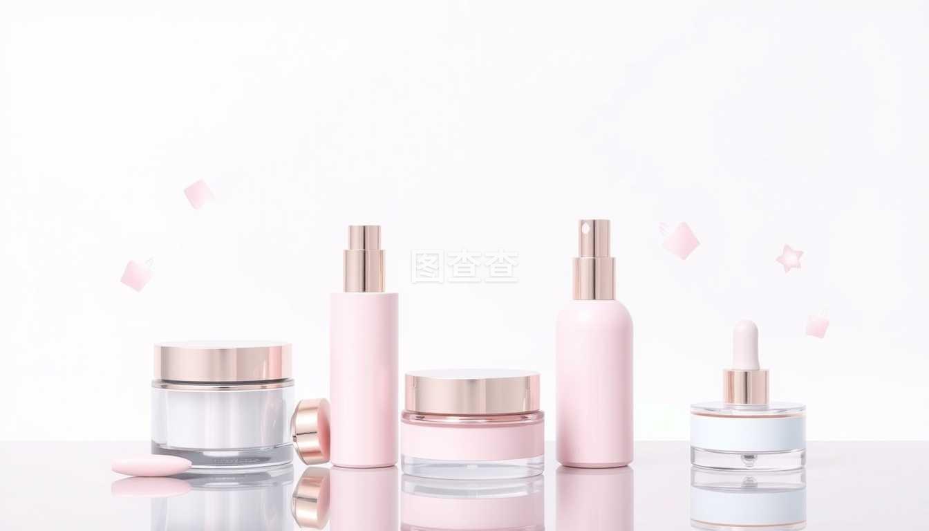 為廣告或雜志背景設計化妝品產(chǎn)品模板.3d寫實矢量圖示.eps10.為廣告或雜志背景設計化妝品產(chǎn)品模板.3d寫實矢量圖示